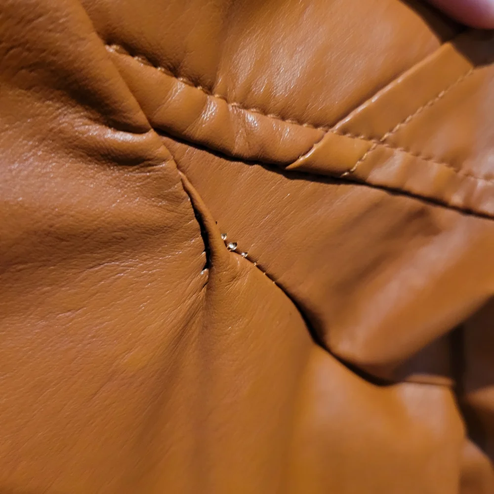 Women's Stylish Tan Leather Jacket